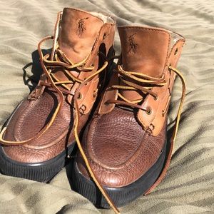 POLO by Ralph Lauren Half Cut Leather Boots